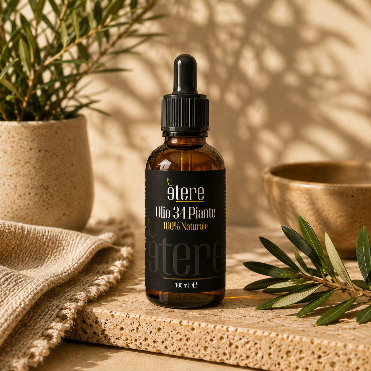 Olio vegetale 34 piante - 100 ml